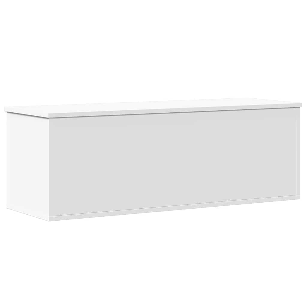 Förvaringskista Vit 102x35x35 cm