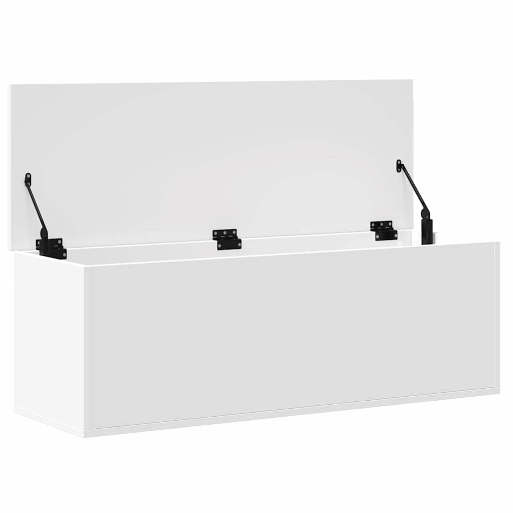 Förvaringskista Vit 102x35x35 cm