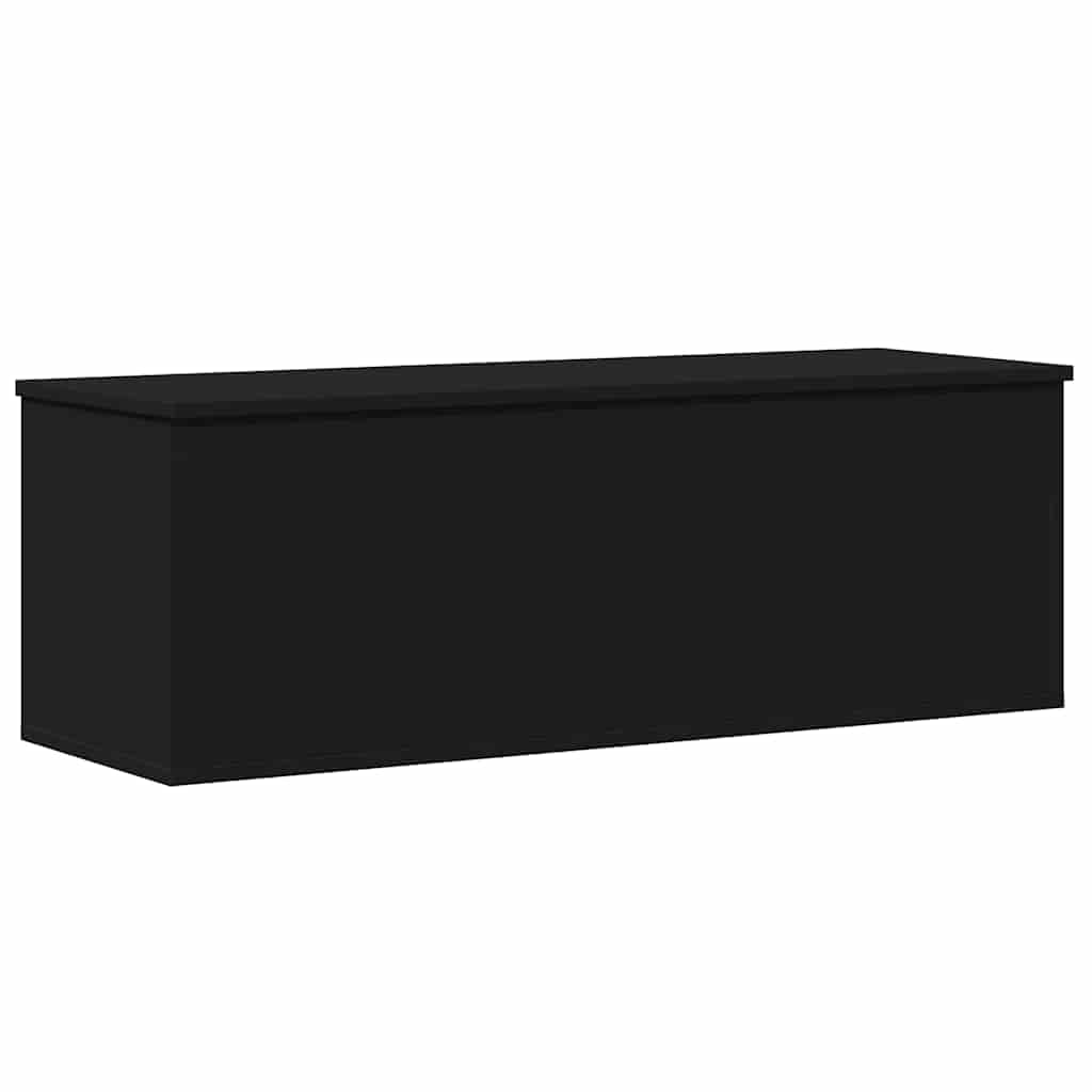 Förvaringskista Svart 102x35x35 cm