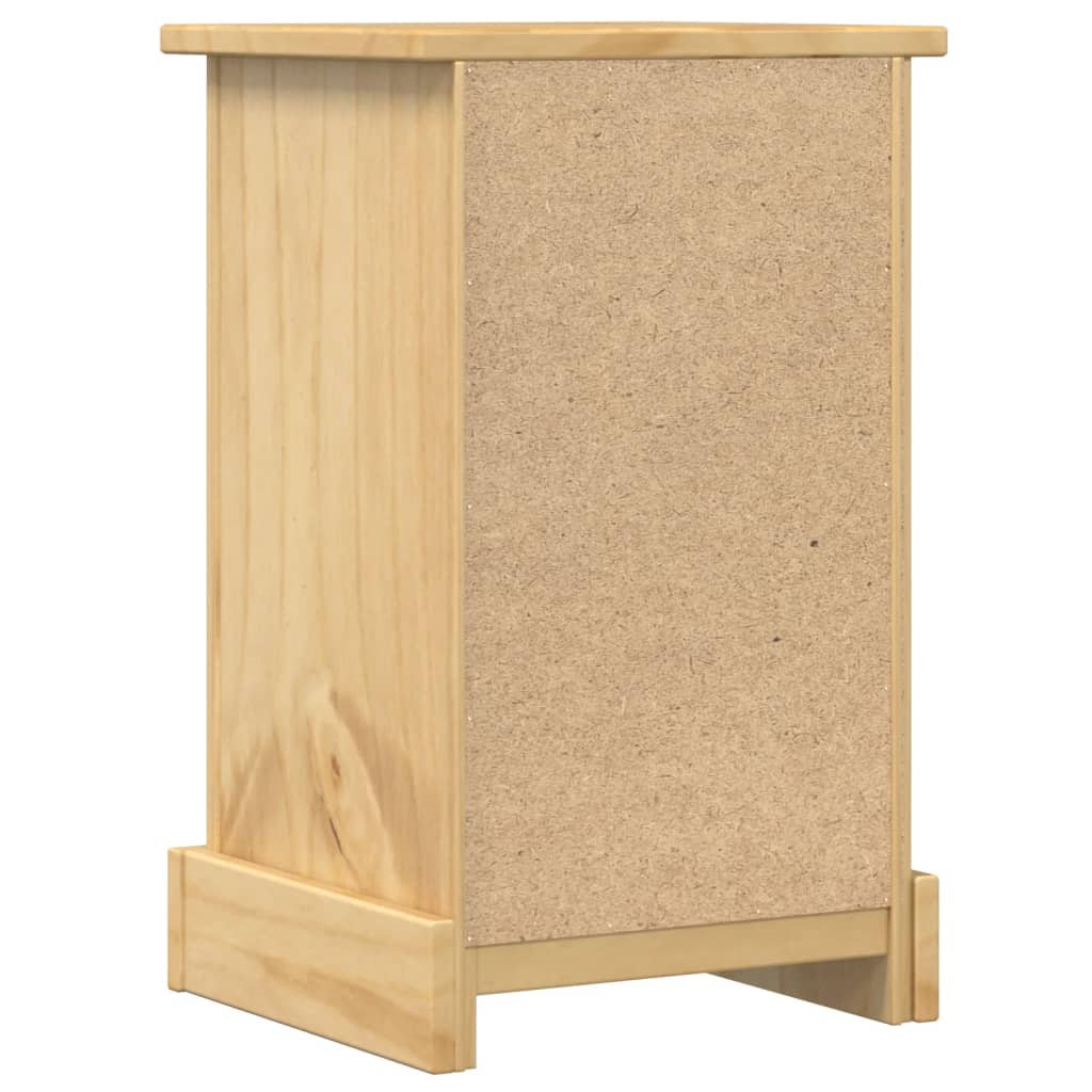 Sängbord Nattduksbord Trä Corona 35x32,5x58 cm massiv furu