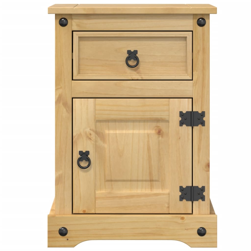 Sängbord Nattduksbord Trä Corona 45x35x64 cm massiv furu