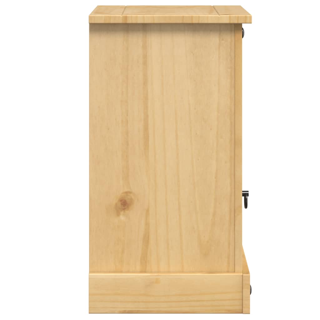 Sängbord Nattduksbord Trä Corona 45x35x64 cm massiv furu