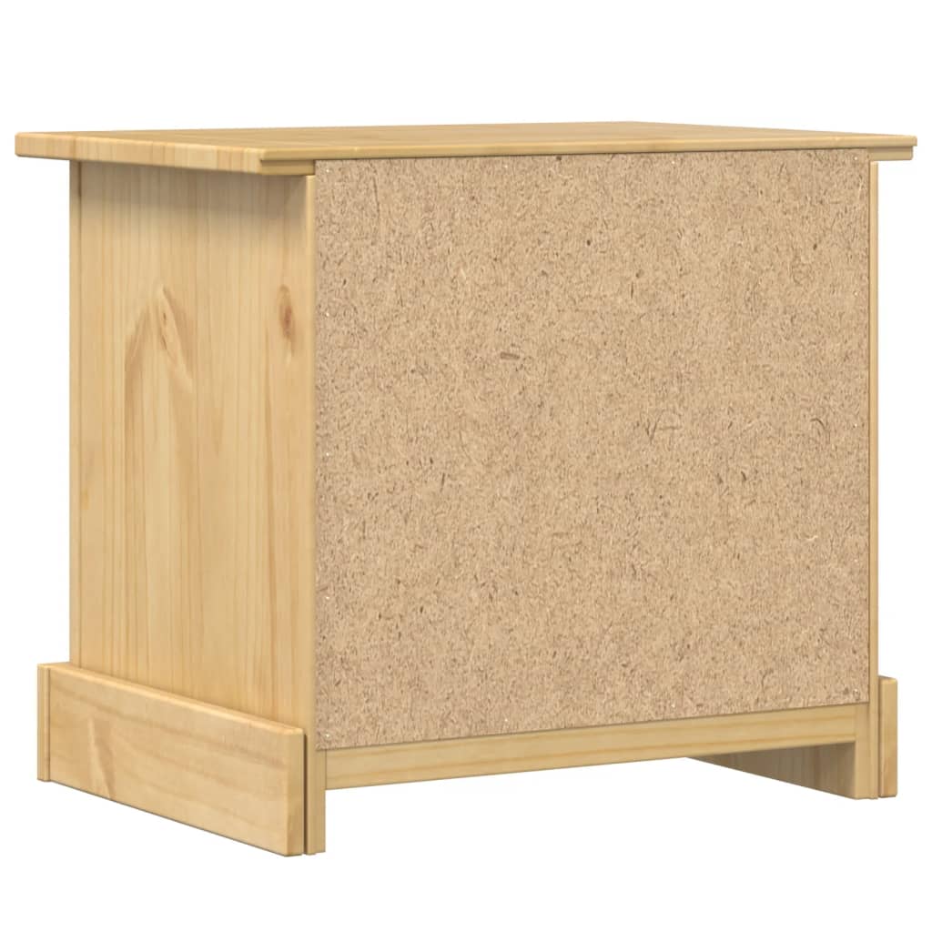 Sängbord Nattduksbord Trä Corona 53x39x50 cm massiv furu
