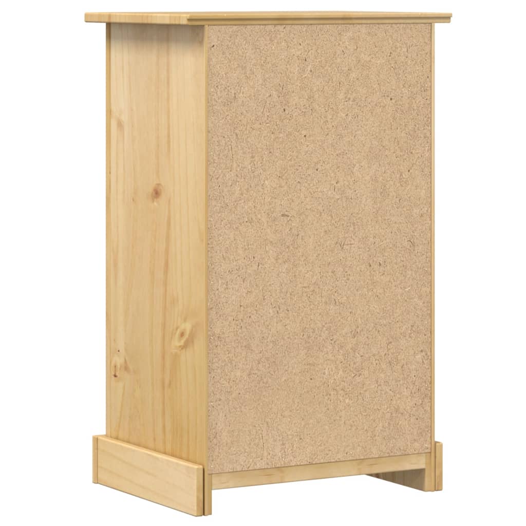 Sängbord Nattduksbord Trä Corona 53x39x84 cm massiv furu