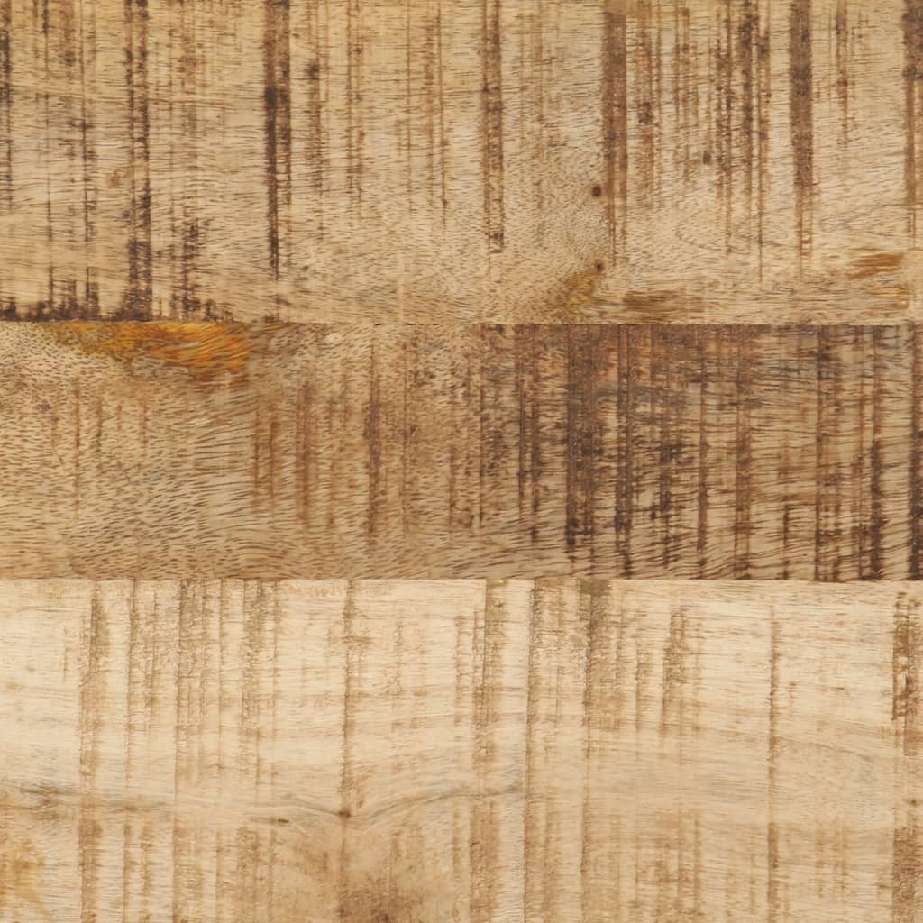 Badrumsskåp 40x27x180 cm järn och massivt mangoträ
