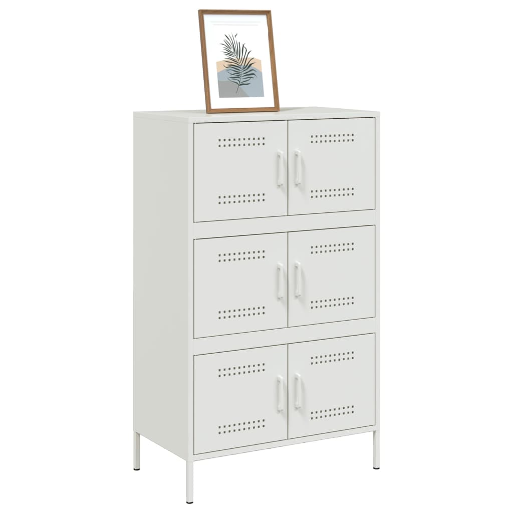 Skåp DIV. Vit 68x39x113 cm stål