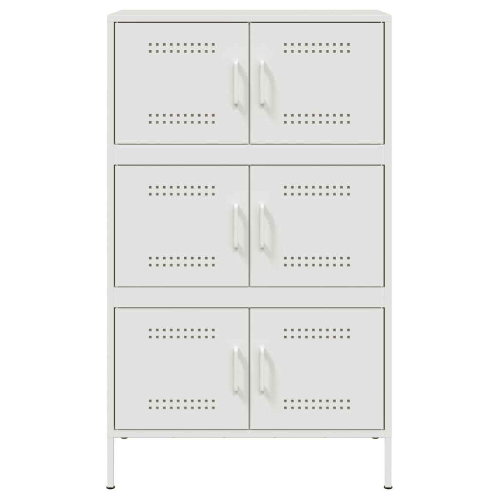 Skåp DIV. Vit 68x39x113 cm stål