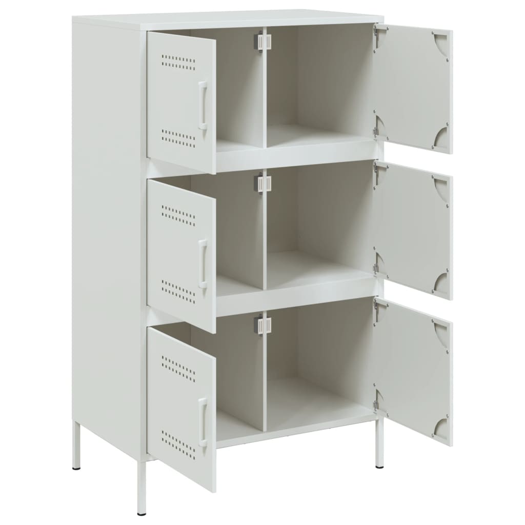 Skåp DIV. Vit 68x39x113 cm stål
