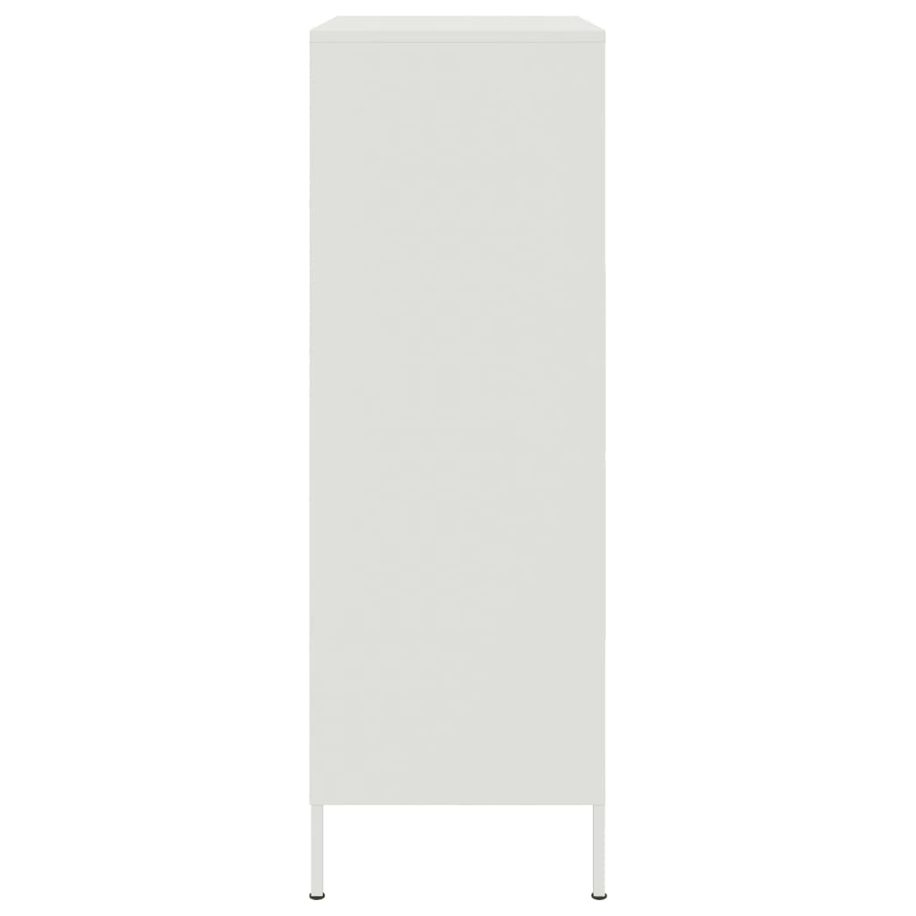 Skåp DIV. Vit 68x39x113 cm stål