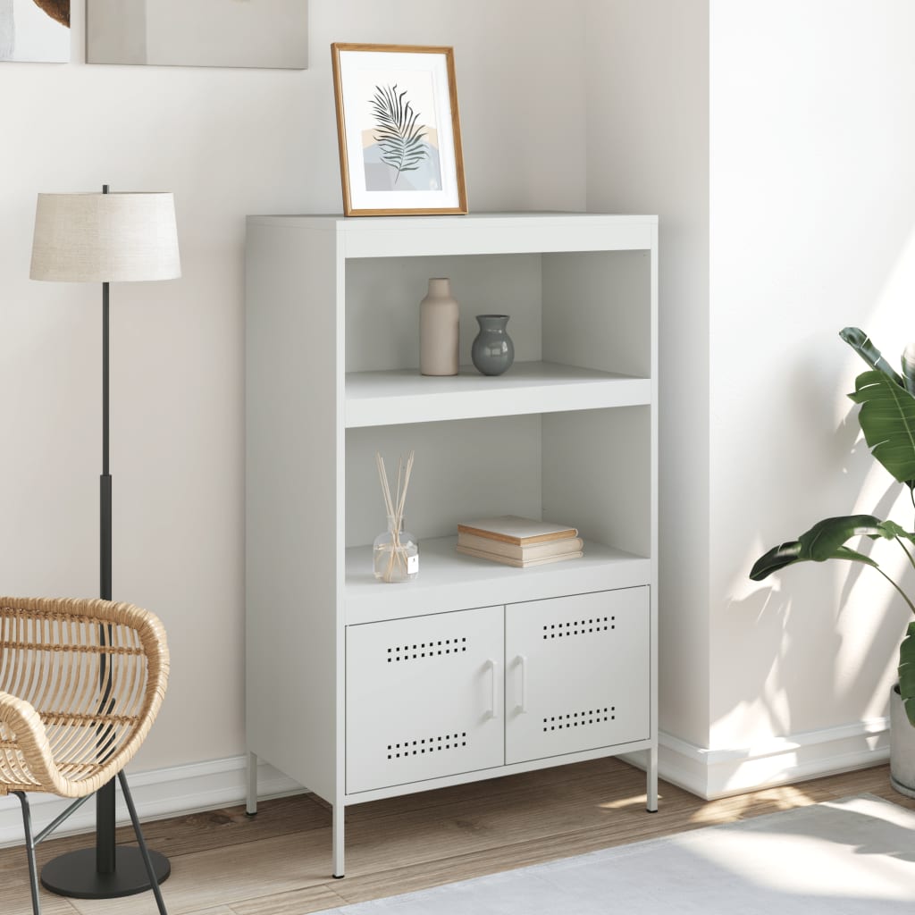Skåp DIV. Vit 68x39x113 cm stål