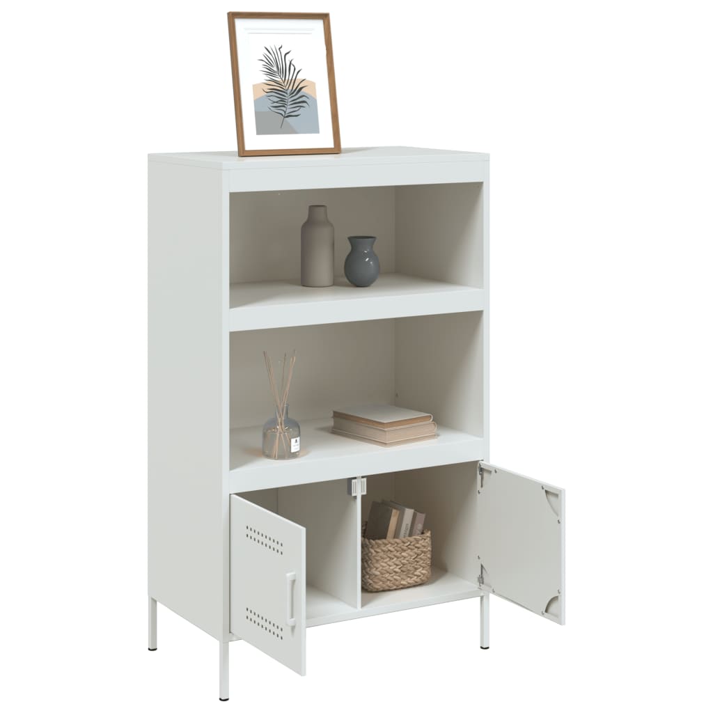 Skåp DIV. Vit 68x39x113 cm stål