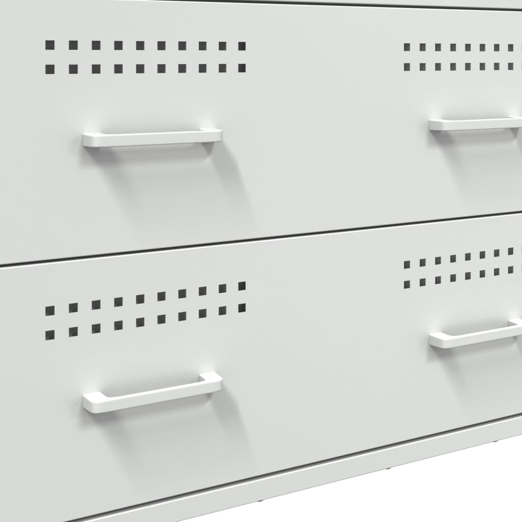 Skänk DIV. Vit 68x39x89 cm stål