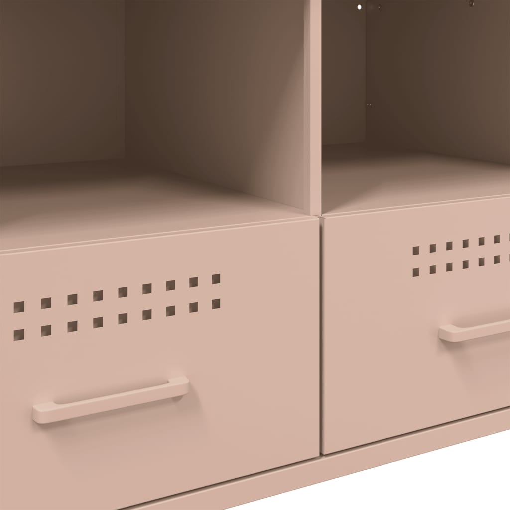 TV-Möbel DIV. TV-Bänk rosa 68x39x50,5 cm stål