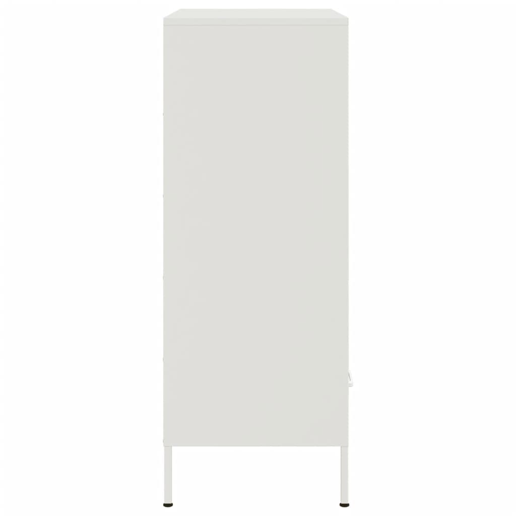 Skåp DIV. Vit 68x39x101,5 cm stål