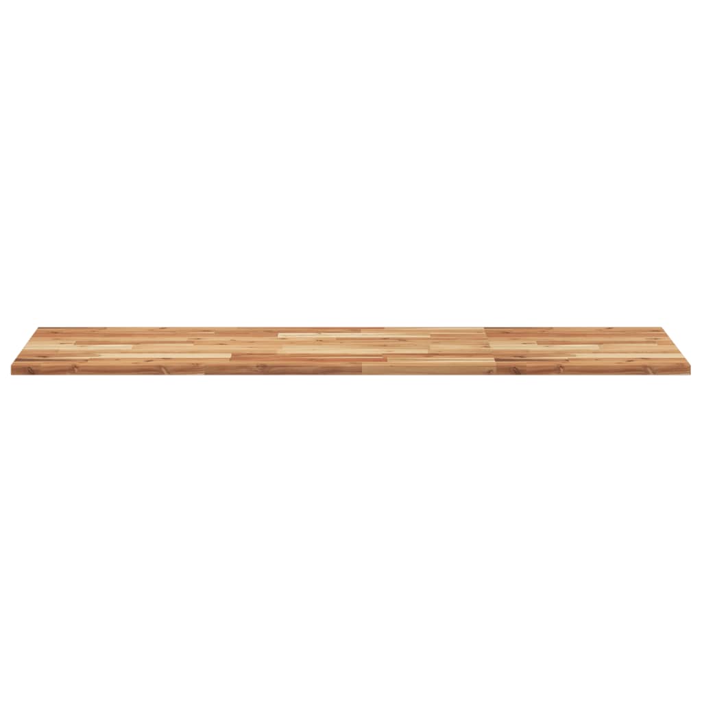 Bänkskiva för badrum behandlad 140x50x2 cm massivt akaciaträ