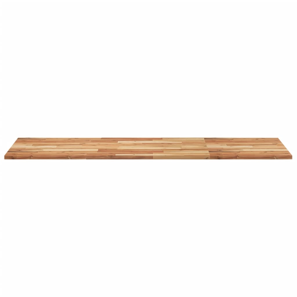 Bänkskiva för badrum behandlad 120x60x2 cm massivt akaciaträ