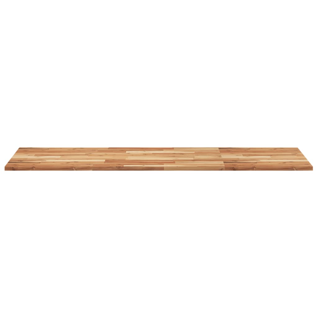 Bänkskiva för badrum behandlad 140x60x2 cm massivt akaciaträ