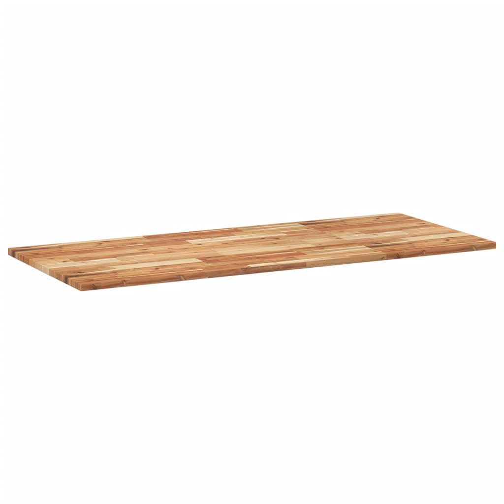 Bänkskiva för badrum behandlad 140x60x2 cm massivt akaciaträ