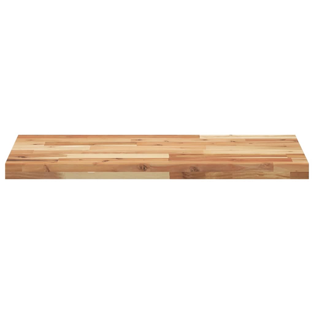 Bänkskiva för badrum behandlad 100x40x4 cm massivt akaciaträ