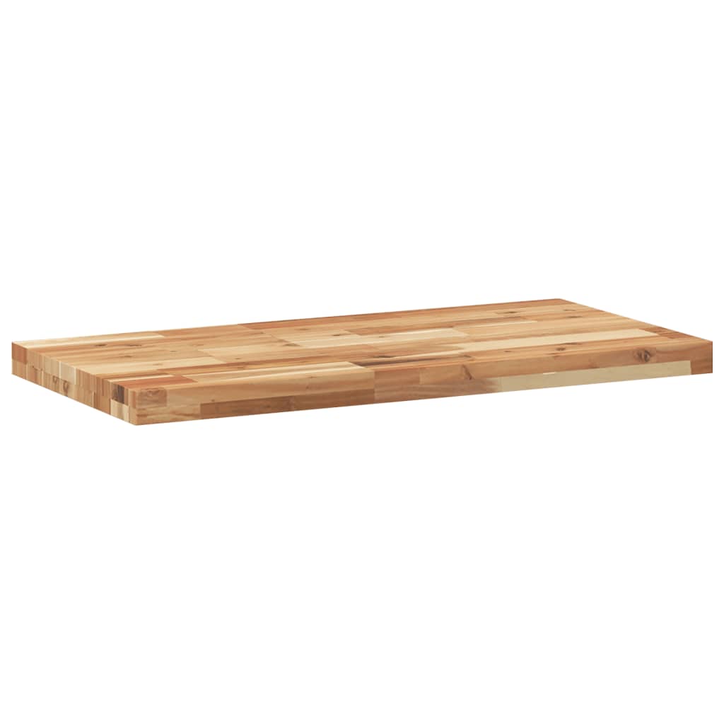 Bänkskiva för badrum behandlad 100x40x4 cm massivt akaciaträ