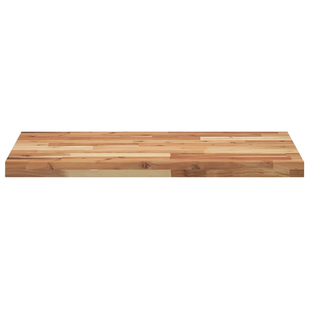 Bänkskiva för badrum behandlad 100x50x4 cm massivt akaciaträ