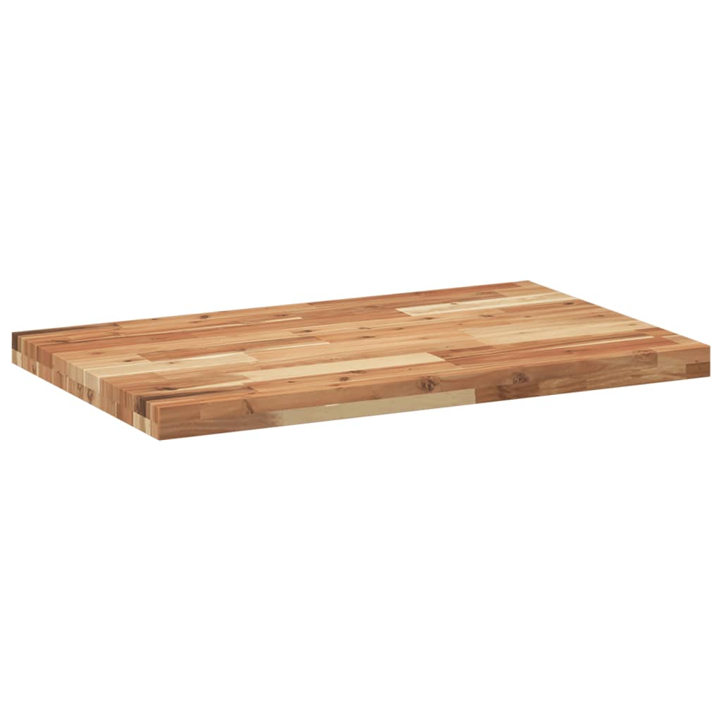 Bänkskiva för badrum behandlad 120x50x4 cm massivt akaciaträ