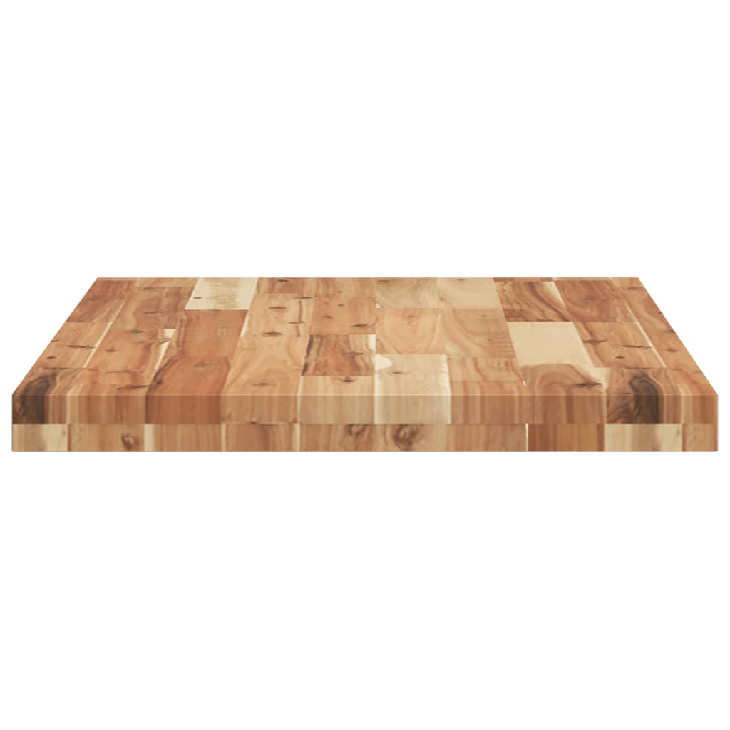 Bänkskiva för badrum behandlad 120x50x4 cm massivt akaciaträ