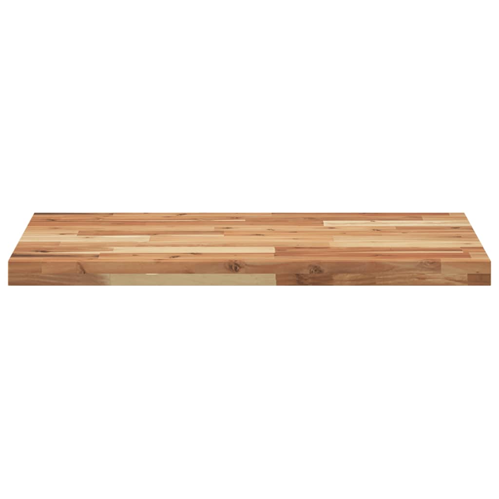 Bänkskiva för badrum behandlad 140x50x4 cm massivt akaciaträ