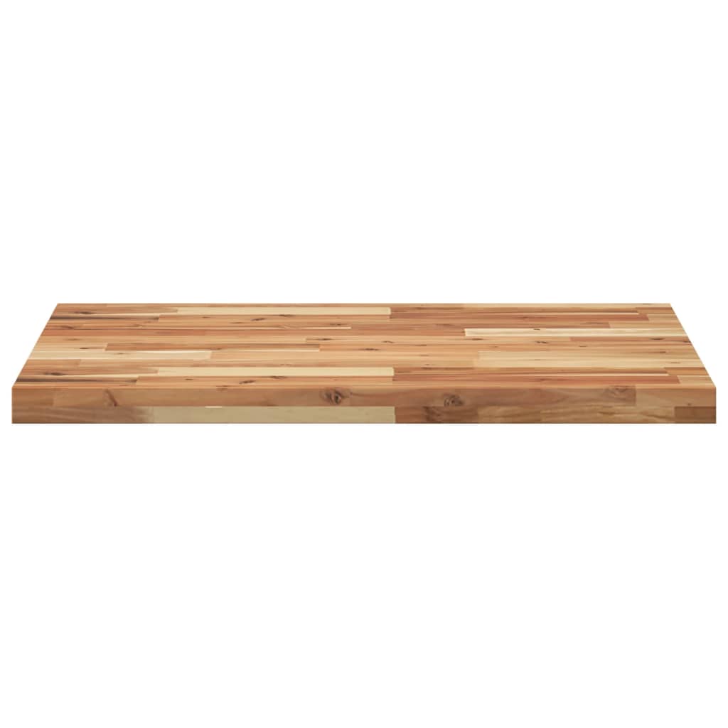 Bänkskiva för badrum behandlad 100x60x4 cm massivt akaciaträ