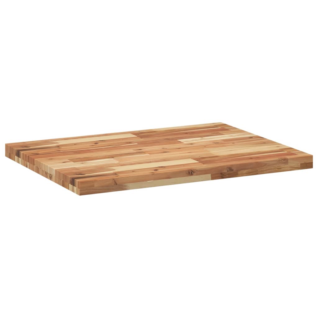 Bänkskiva för badrum behandlad 100x60x4 cm massivt akaciaträ