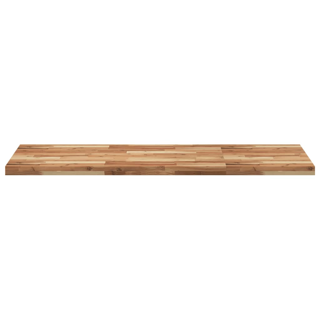 Bänkskiva för badrum behandlad 120x60x4 cm massivt akaciaträ