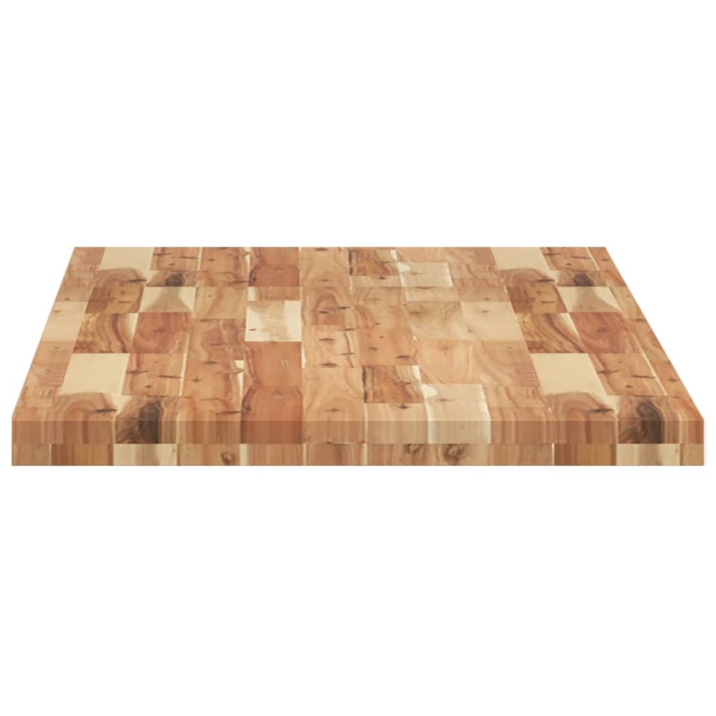 Bänkskiva för badrum behandlad 120x60x4 cm massivt akaciaträ