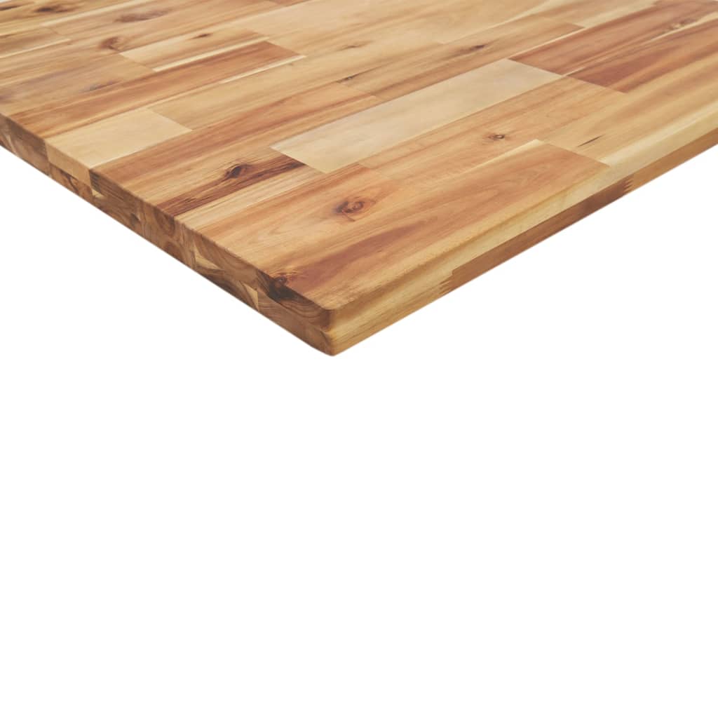 Bänkskiva för badrum behandlad 120x60x4 cm massivt akaciaträ
