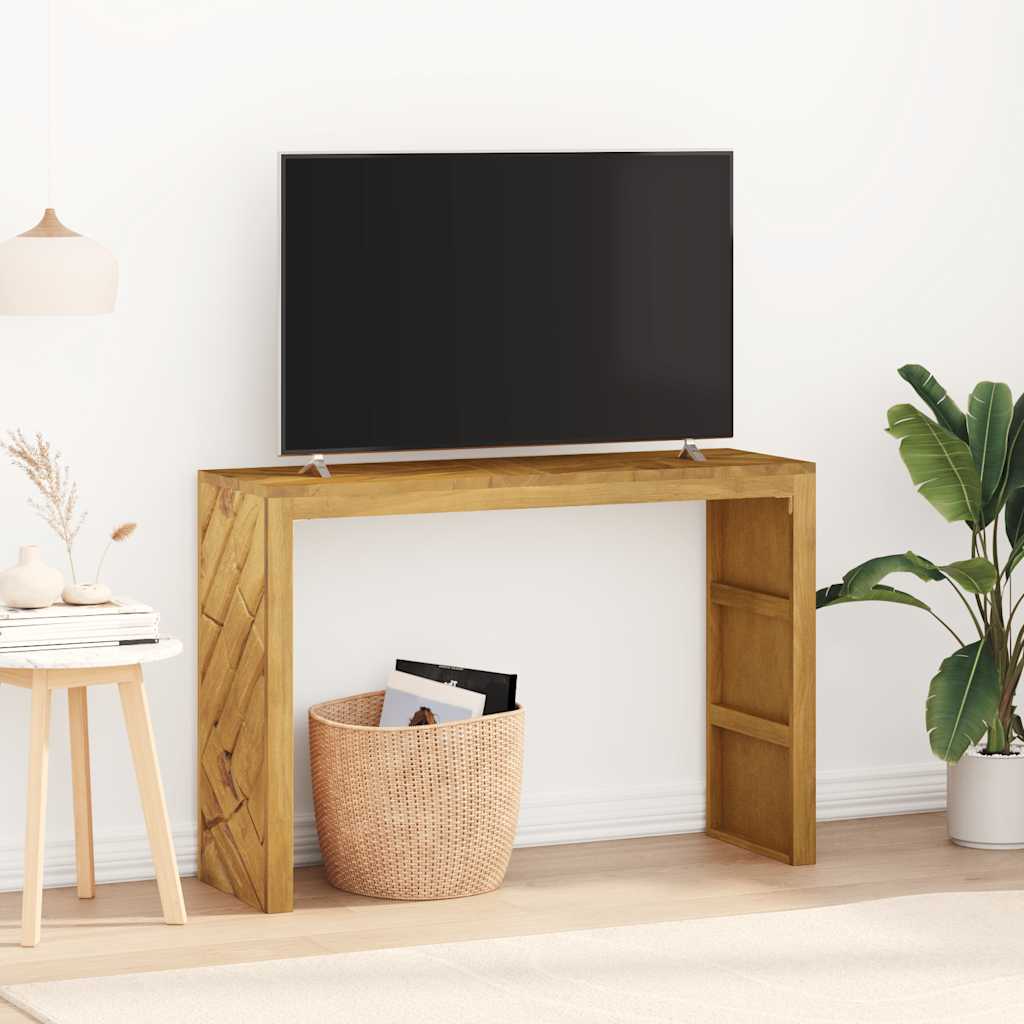 Avlastningsbord Konsollbord Trä 110x35x75 cm massiv teak