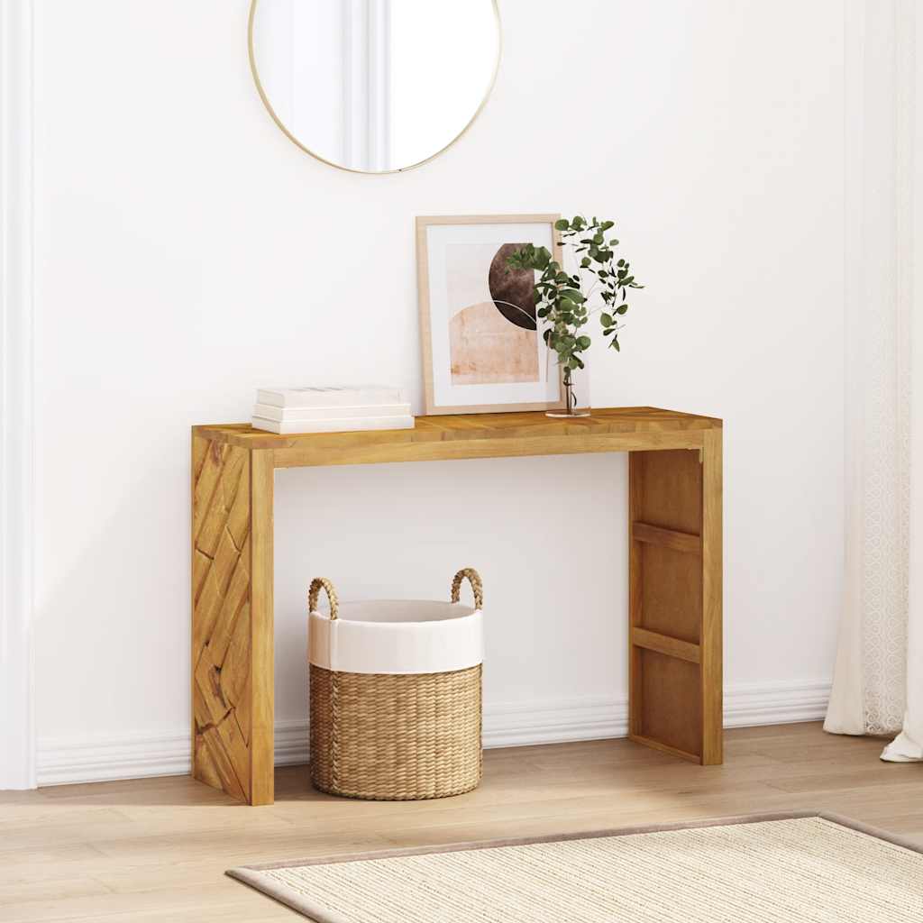 Avlastningsbord Konsollbord Trä 110x35x75 cm massiv teak