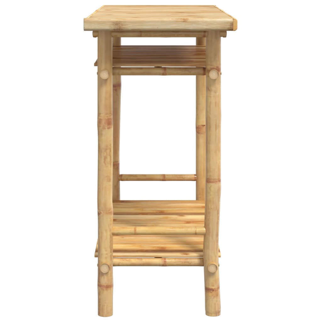 Avlastningsbord Konsollbord Trä 90x37x75 cm bambu