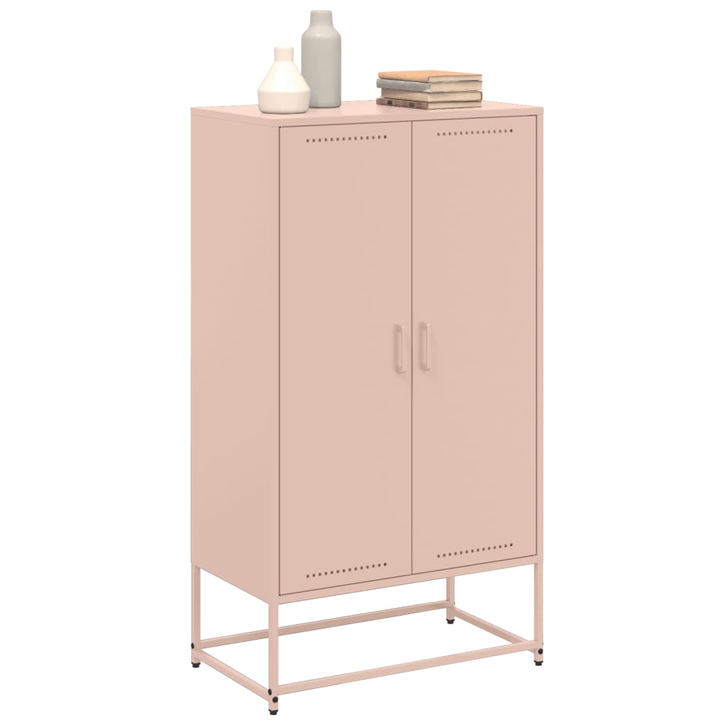 Skåp DIV. rosa 68,5x38,5x123,5 cm ståls