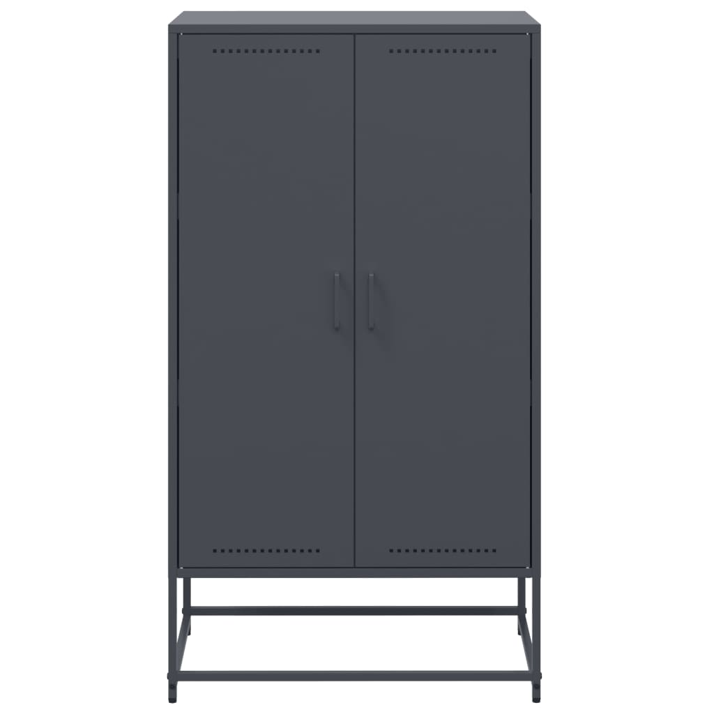 Skåp DIV. antracit 68,5x38,5x123,5 cm stål