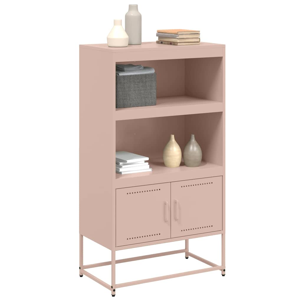 Skåp DIV. rosa 68,5x38,5x123,5 cm ståls