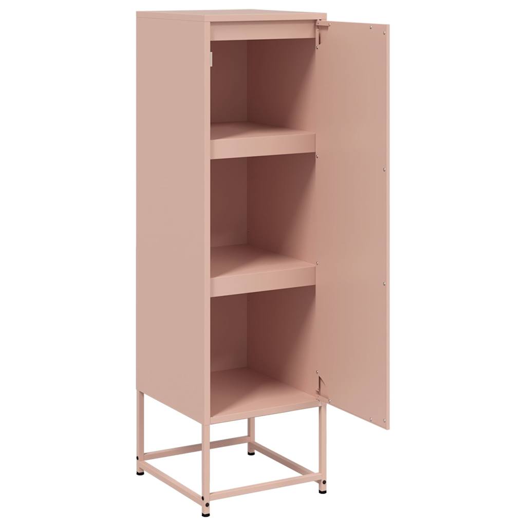 Skåp DIV. rosa 36x39x123 cm stål