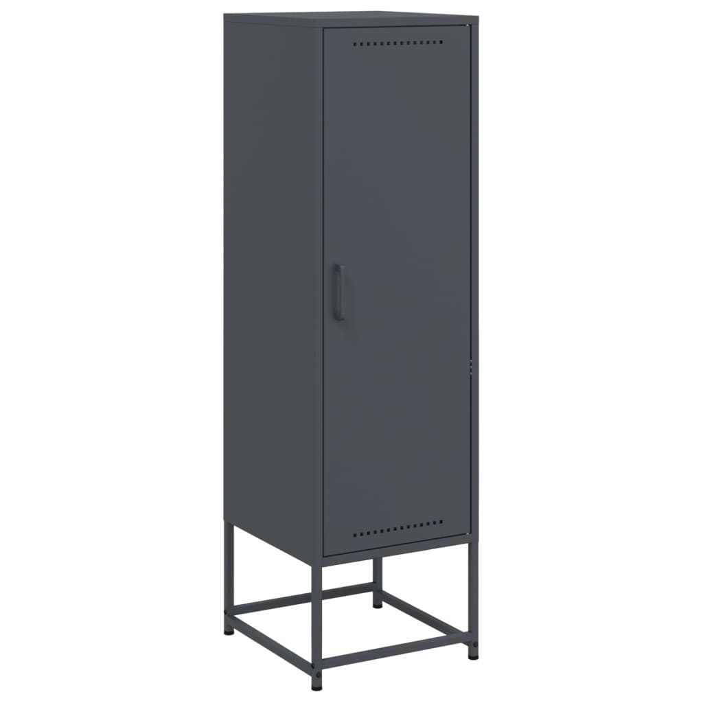 Skåp DIV. antracit 36x39x123 cm stål