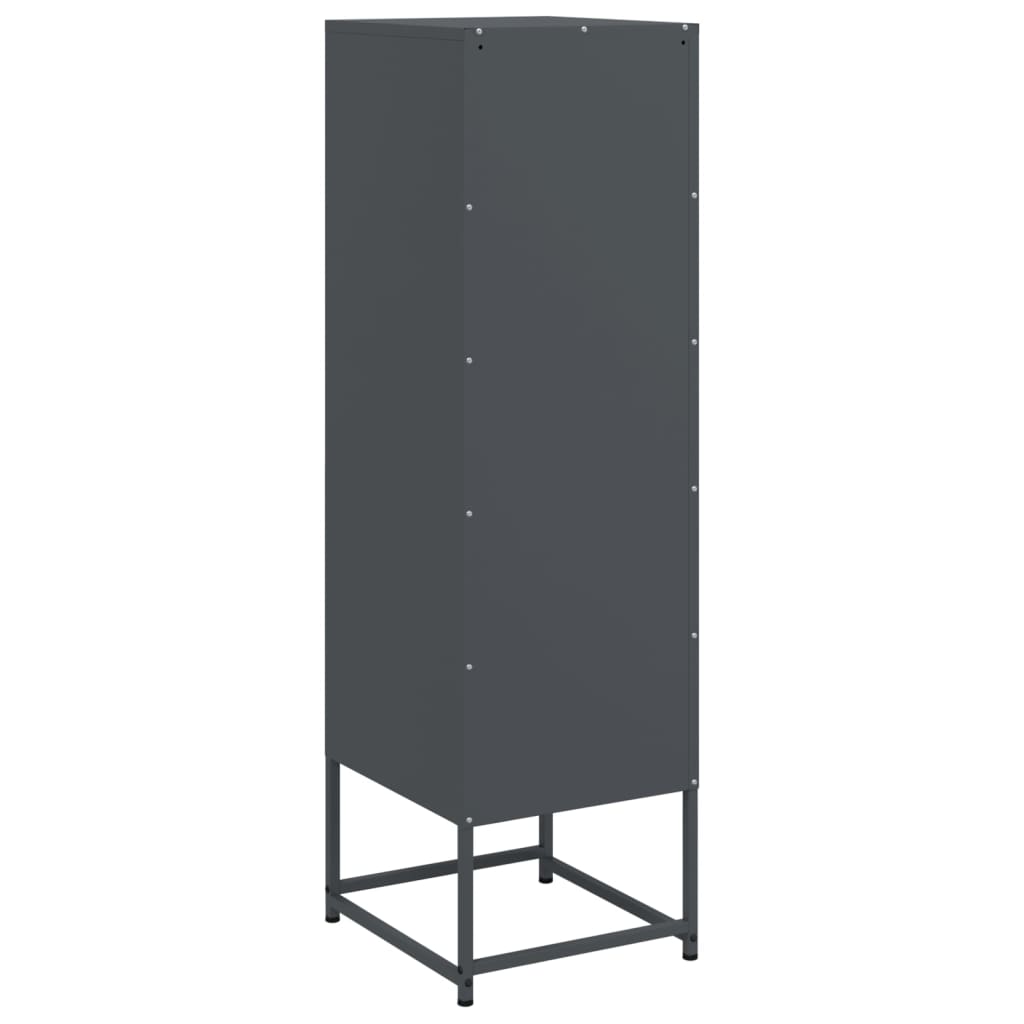 Skåp DIV. antracit 36x39x123 cm stål