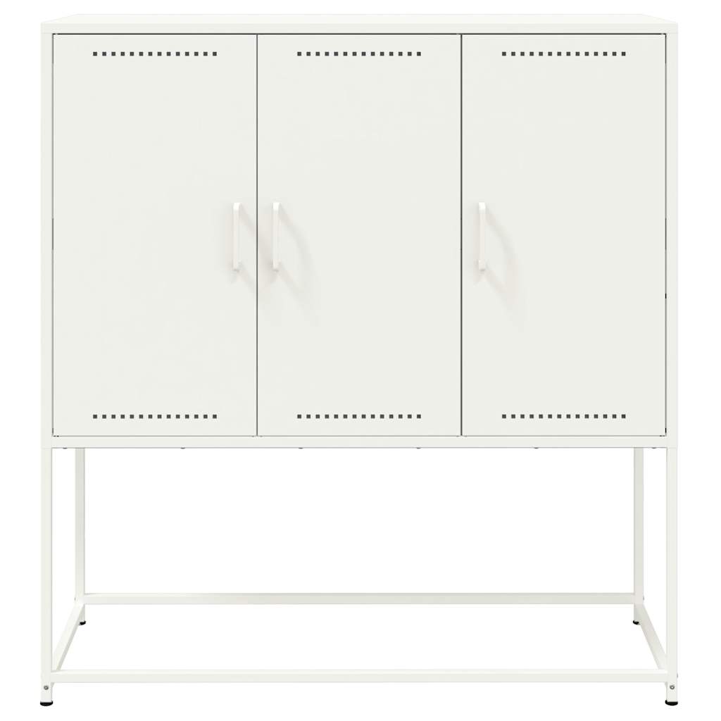 Skåp Vit 100,5x39x107 cm stål