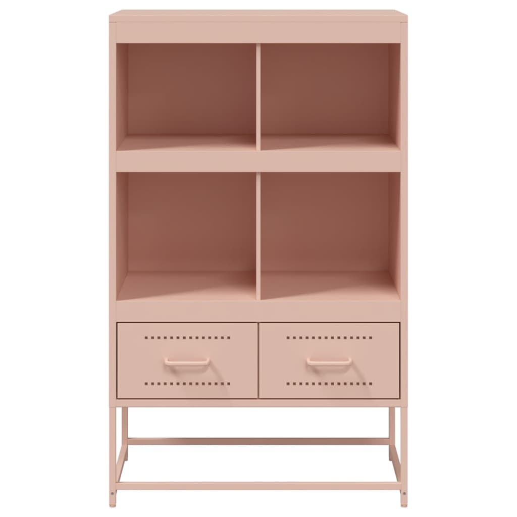 Skåp DIV. rosa 68x39x111,5 cm stål