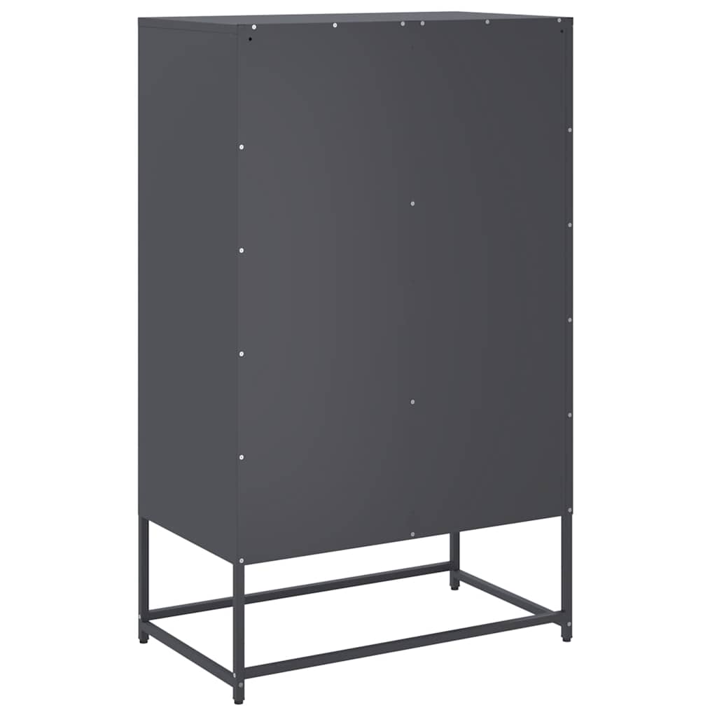 Skåp DIV. antracit 68x39x111,5 cm stål