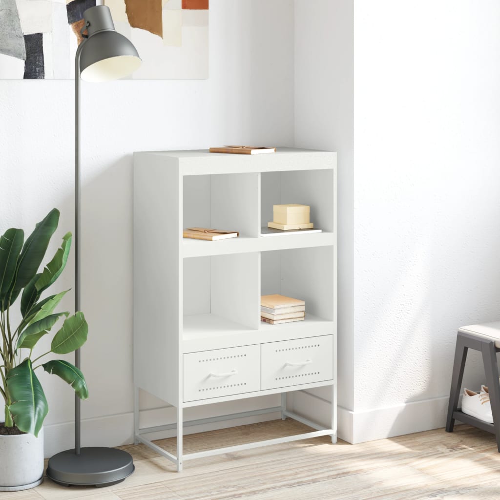 Skåp DIV. Vit 68x39x111,5 cm stål