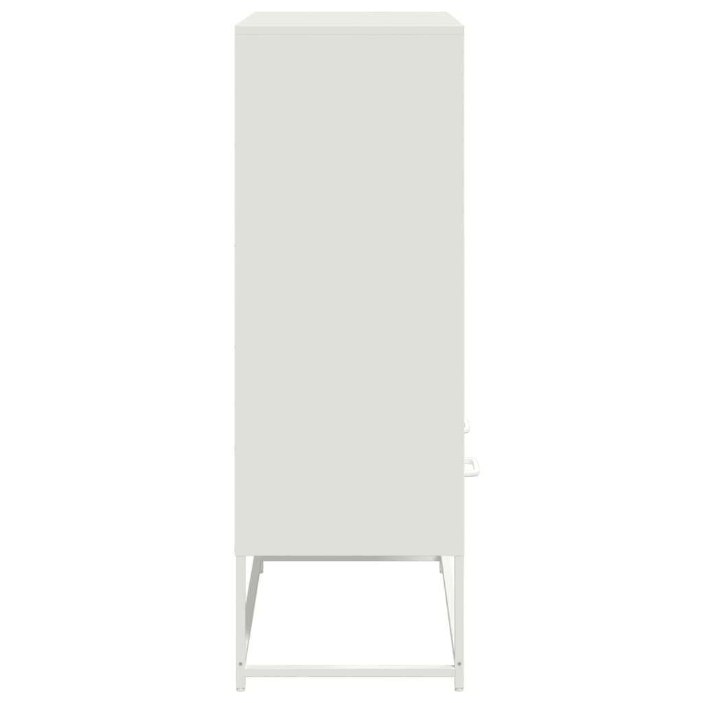 Skåp DIV. Vit 68x39x111,5 cm stål