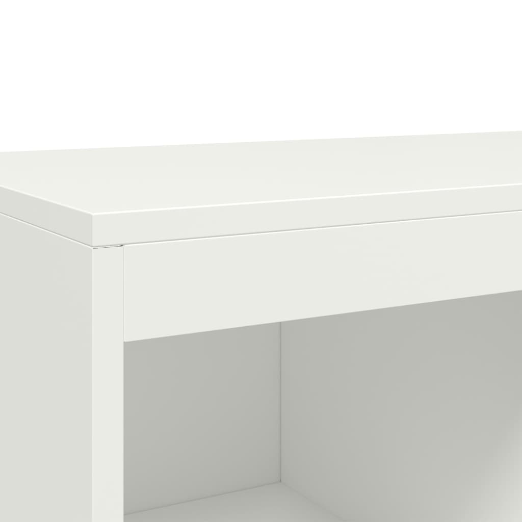 Skåp DIV. Vit 68x39x111,5 cm stål