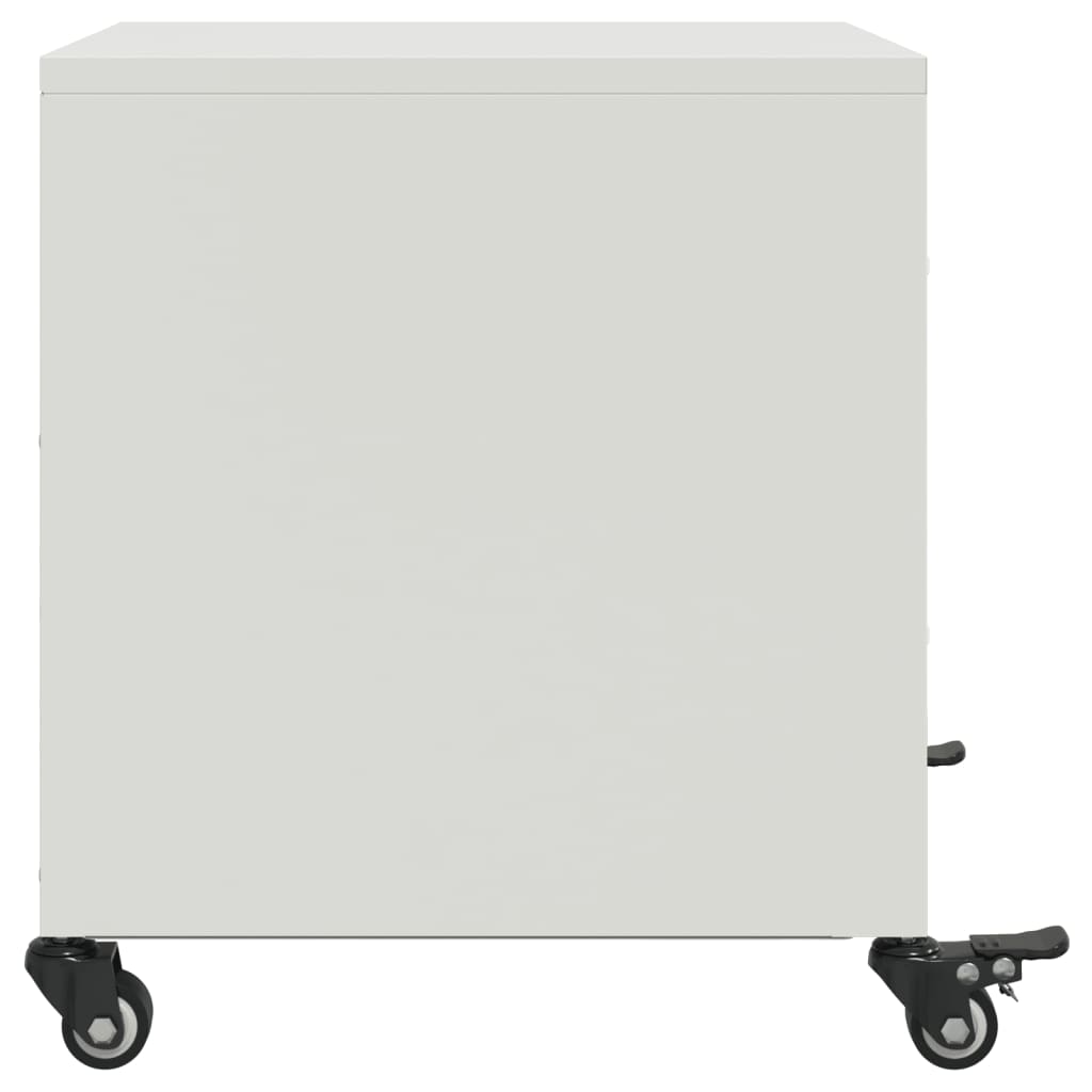 Sängbord Nattduksbord DIV. Vit 36x39x43,5 cm stål