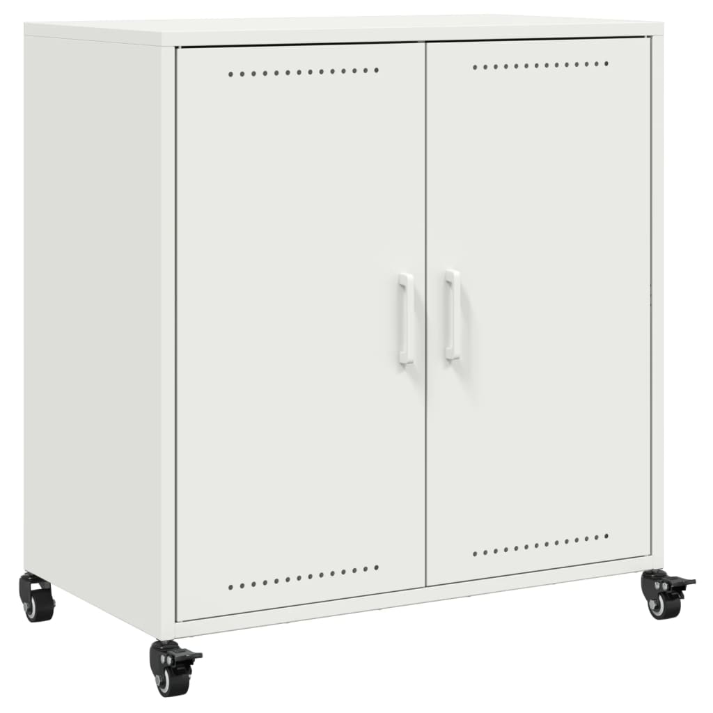 Skänk Vit 68x39x72 cm stål